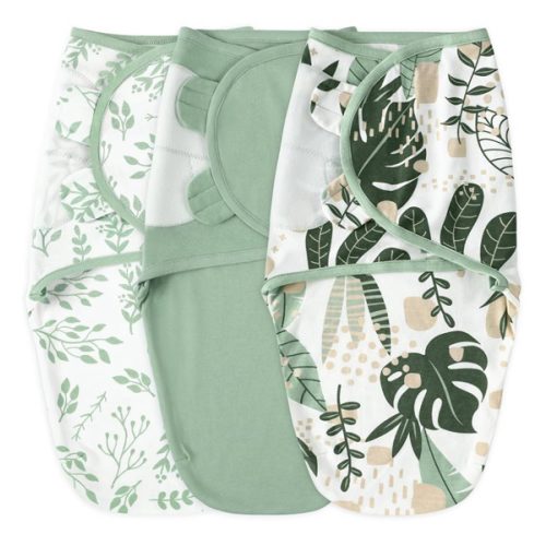 Yoofoss Baby Swaddles for Newborns 100% Organic Cotton, Adjustable Swaddle Sleep Sack 0-3 Months Newborn Swaddle Sack, Breathable Soft(Small)