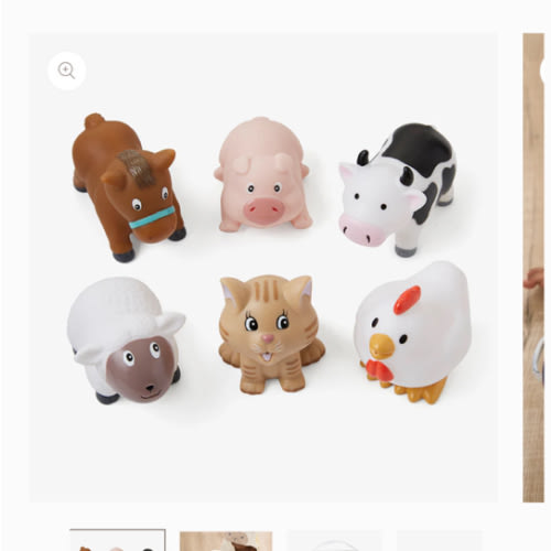 Barnyard Party Squirtie Baby Bath Toys – Elegant Baby