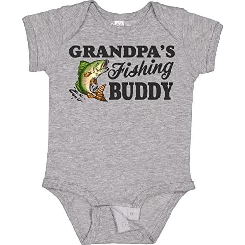 inktastic Grandpa's Fishing Buddy Baby Bodysuit