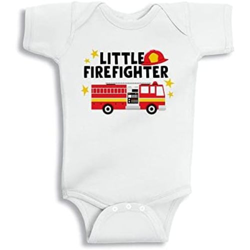 TATY Kids Little Firefighter Baby Infant Bodysuit