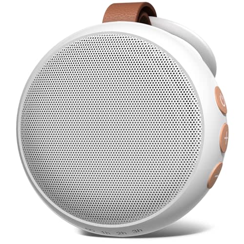 Mini Travel White Noise Machine Portable Sound Machine Baby with 30 Soothing Sounds 32 Volume Levels Baby Sleep Soother Rechargeable Sound Therapy Shush Pink Brown Noise Sleep Machine for Kid Adult