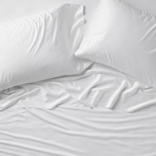 King 400 Thread Count Rayon from Bamboo Sheet Set White - Casaluna™