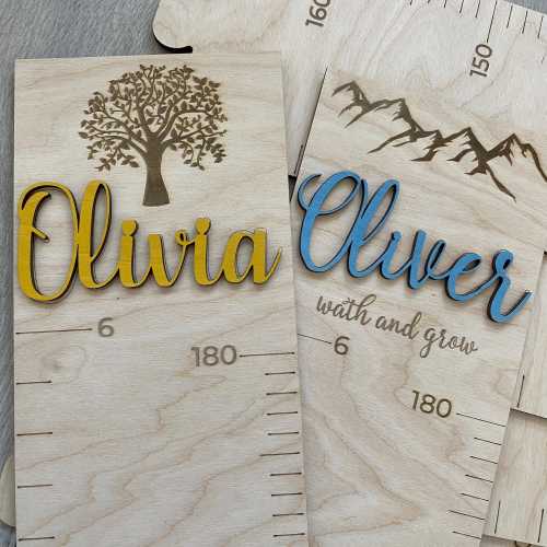 Personalized Wooden Growth Chart