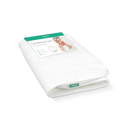 Newton Baby Waterproof Extra Cover | Ultra-Breathable Proven to Reduce Suffocation Risk, Fits Original and Waterproof Newton Crib Mattress, Safe, Machine Washable, Non-Toxic - White (Cover ONLY)