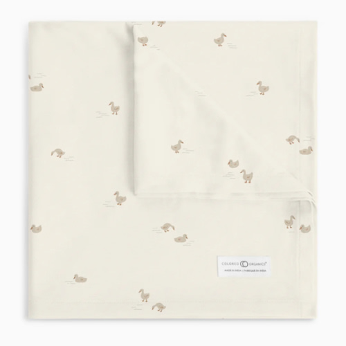 Swaddle Blanket | Duck / Oat + Chai