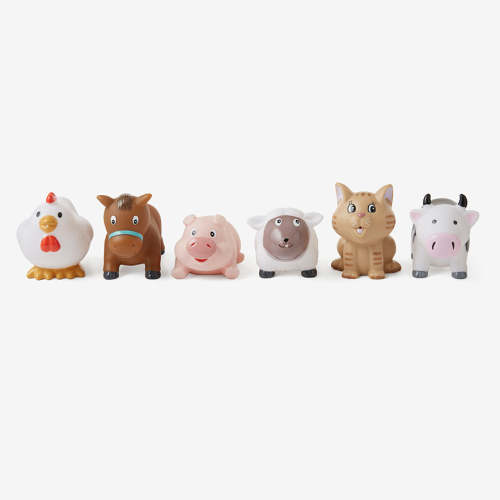 Barnyard Party Squirtie Baby Bath Toys – Elegant Baby