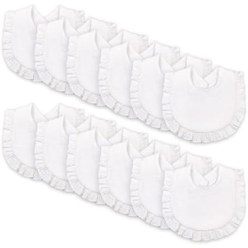 Baby Drool Bibs Muslin Bibs Adjustable Baby Drooling Bibs Soft Cotton Baby Bibs for Boys Girls Unisex