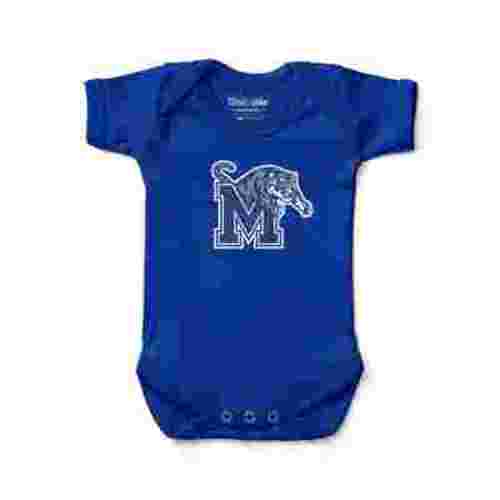 Newborn & Infant Chad & Jake Royal Memphis Tigers Logo Bodysuit