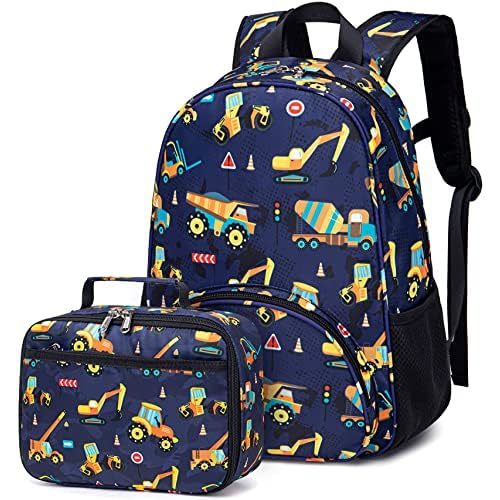 Backpack for Kids Boys Girls Preschool Kindergarten Bookbag Set with Lunch Box Toddler School Bag