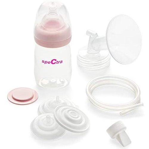 Spectra - Premium Breast Milk Pump Accessory Kit with Baby Bottles - Medium 24mm