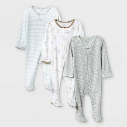 Baby 3pk Zip-Up Sleep N' Play - Cloud Island™