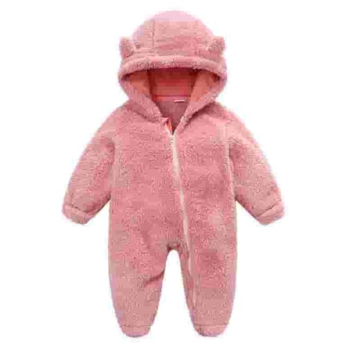 Toddler Boys Girls Jackets Winter keep Warm Zip Up Ear Hooded Coats Baby Clothes Fleece Thick Outerwear Jackets