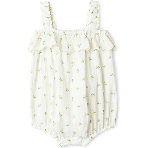 Amazon Essentials x Sofia Grainge Baby Girls' Cotton Gauze Sleeveless Romper