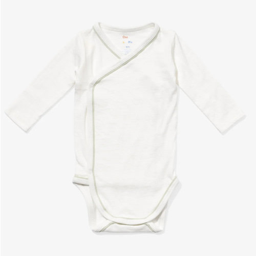 Crossbody One-Piece – Soft Organic Cotton Baby One-Piece | Oso & Me