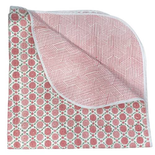 Quilted Baby Play Mat Blockprint