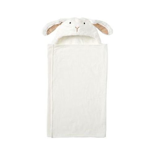Bunny Faux Fur Kid Critter Wrap , Kid Wrap , White