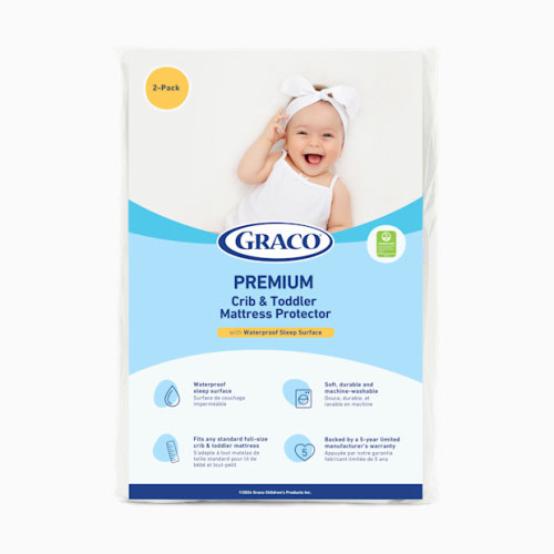 Premium Waterproof Crib & Toddler Mattress Protector