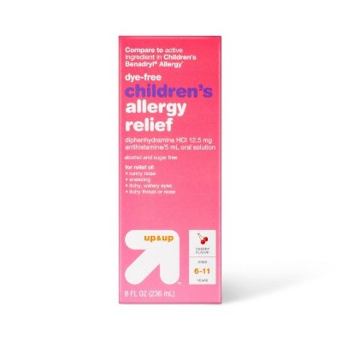 Children's Diphenhydramine HCI Allergy Relief Liquid - Cherry - 8 fl oz - up&up™