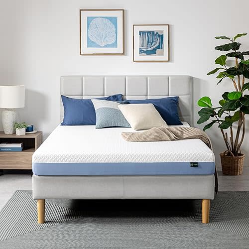 ZINUS 6 Inch Full Cooling Essential Memory Foam Mattress [NewVersion], Fiberglass Free, Medium Feel, Breathable Cooling Layers, Certified Safe Materials