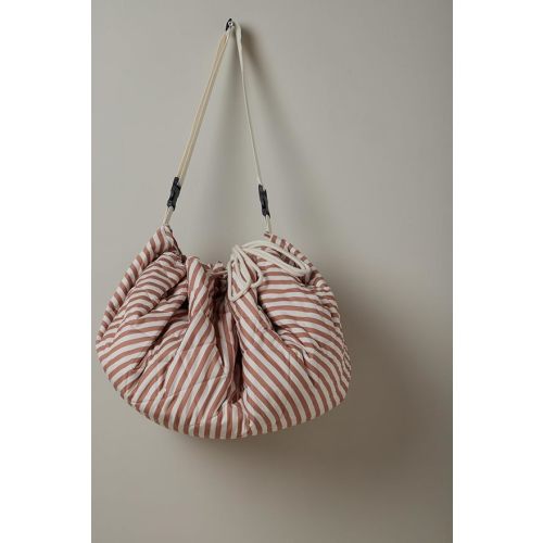 Blooom 2-in-1 Quilted Baby Play Mat & Storage Bag | Portable, Soft, and Convenient | Perfect for Travel & On-The-Go | Portable Play Mat for Baby & Toddler | Oekotex Cotton (Birds, 47 Inches)