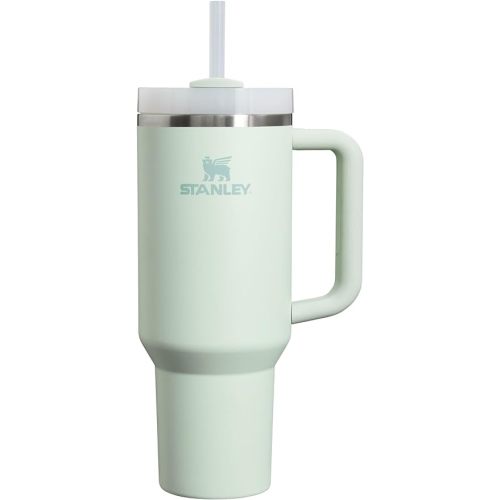 Stanley Quencher H2.0 Tumbler with Handle and Straw 40 oz | Flowstate 3-Position Lid | Cup Holder Compatible for Travel | Insulated Stainless Steel Cup | BPA-Free | Mist