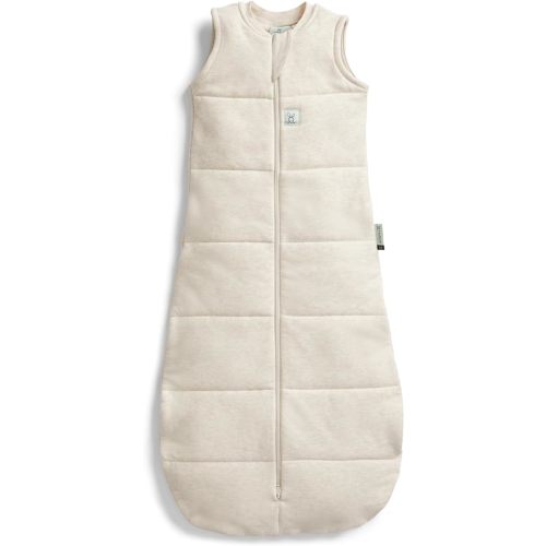 ergoPouch 0.2 Tog Jersey Sleeping Bag – Arms-Out Baby Sleep Sack – Soft, Breathable & Comfortable (3-12 Months, Oatmeal Marle)