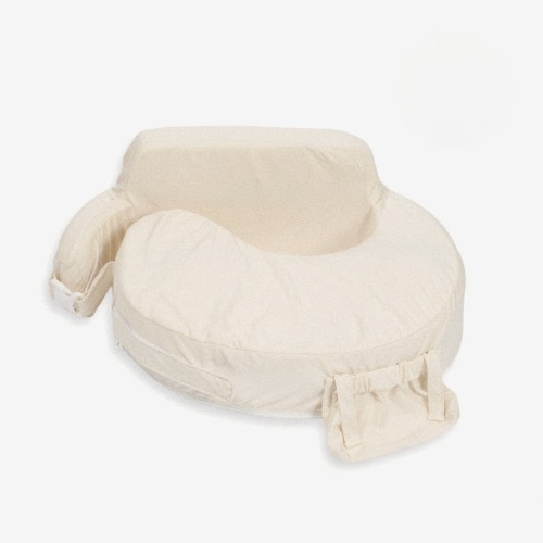 Super Deluxe Oat Nursing Pillow with 100% Organic Cotton Cover
