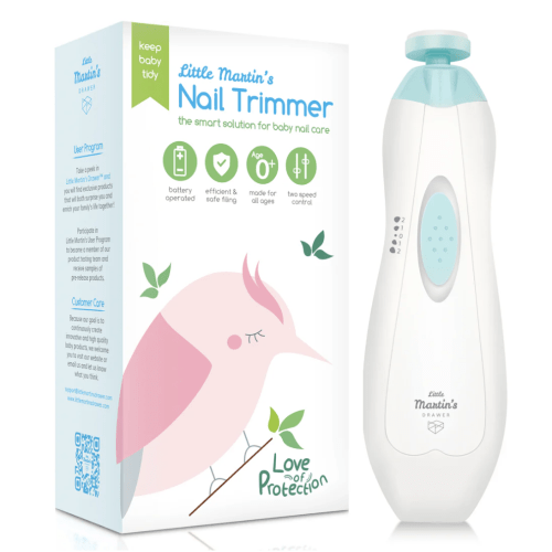 Baby Nail File with Light, Little Martin's Electric Baby Nail Trimmer (Blue/Pink) – Little Martin's Drawer