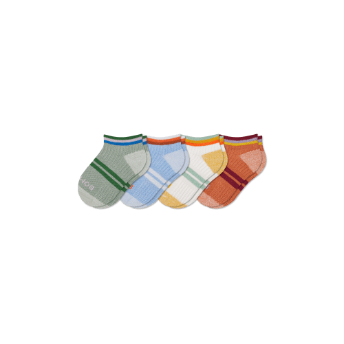 Toddler Lightweight Ankle Sock 4-Pack