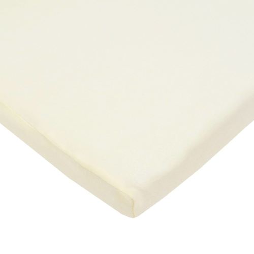 American Baby Company 100% Natural Cotton Fitted Cradle/Bassinet Sheet 36" x 18" - Soft, Breathable & Hypoallergenic Bed Sheet, Cream, Neutral for Boys & Girls