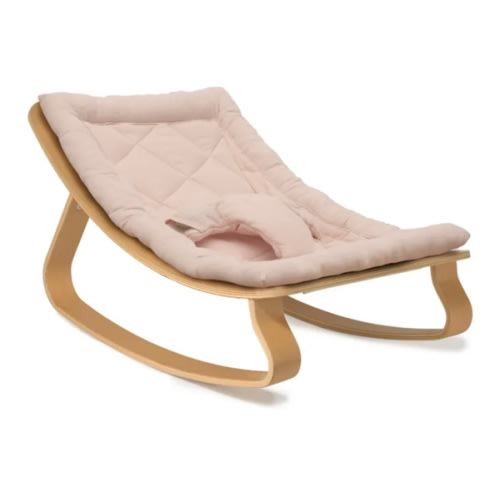 Levo Baby Bouncer - Beech & Ecru Organic Cotton Cushion | Ecru