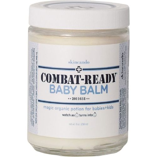 Combat Ready BABY BALM - 8oz By Skincando – All Natural - Moisturizer for Babies – Diaper Rash - Eczema - Cradle Cap - Dry Skin