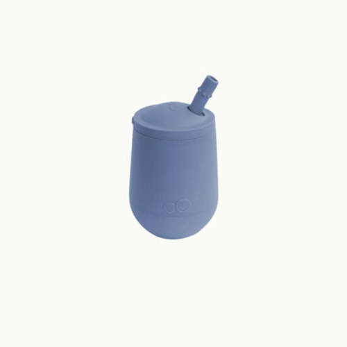 ezpz Mini Cup + Straw Training System- Color: Indigo