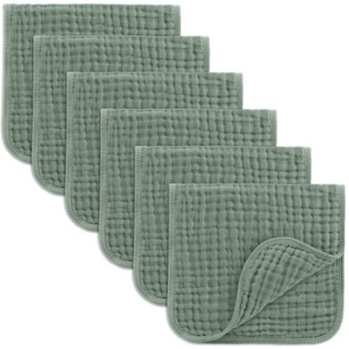 Muslin Burp Cloths Large 100% Cotton by Comfy Cubs