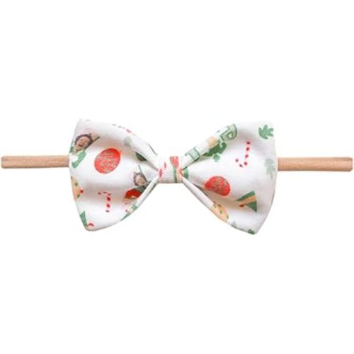 Copper Pearl Baby Bows: Stylish Headbands for Baby Girls, Premium Soft and Stretchy, Perfect for Newborns to 12 Months, Trendy Designs - Elf