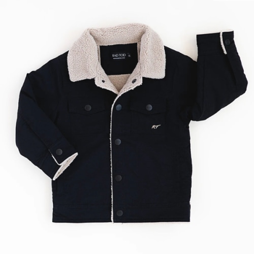 EZRA WATER RESISTANT JACKET - BLACK – Rad Tod