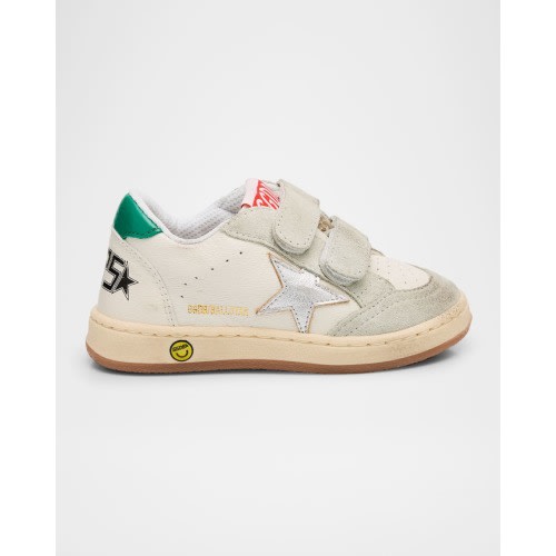 Kid's Ballstar Low-Top Leather Sneakers, Baby/Toddlers