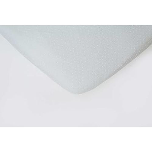 SheetWorld Fitted Pack N Play Playard Sheet Compatible with Maxi COSI Swift Play Yard 31 x 39 inches, 100% Cotton Jersey, Hypoallergenic, Butter Soft, White Swiss Dot, Made in USA