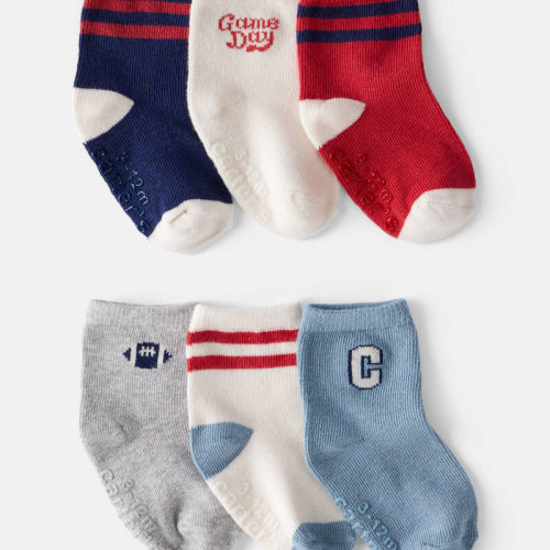 Baby Boy 6-Pack Ankle Socks | Carter’s Oshkosh Canada