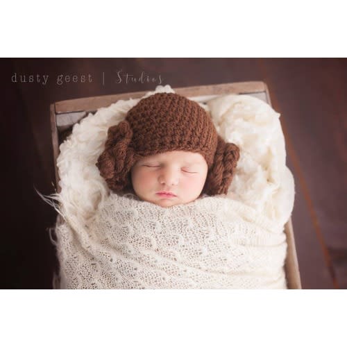 Princess Leia hat, star wars photo prop, princess Leia costume, halloween costume, baby girl hats, princess leia hats