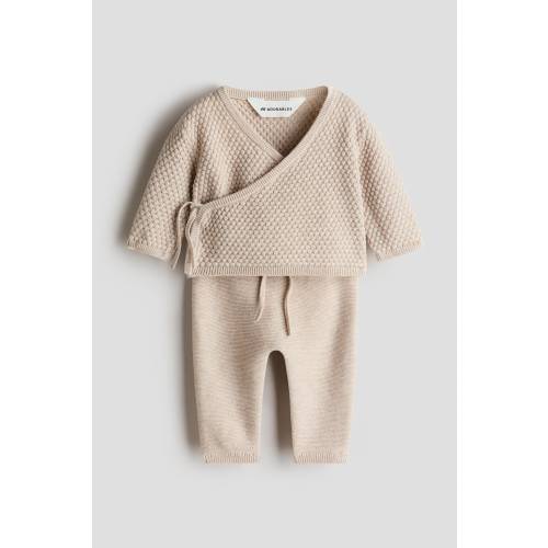 2-PIECE COTTON TEXTURED-KNIT SET