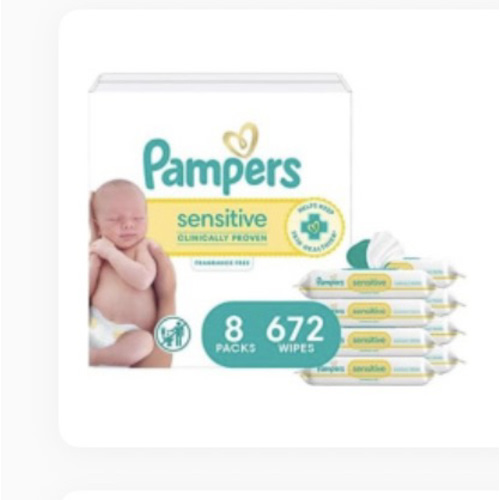 Pampers Sensitive Baby Wipes - 672