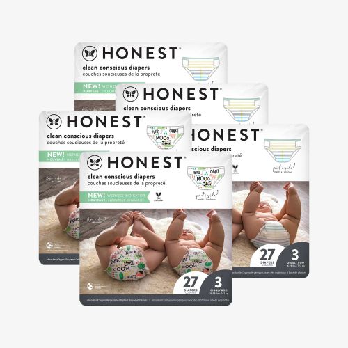Box of Diapers - Bulk Baby Diapers | Honest - Size 3