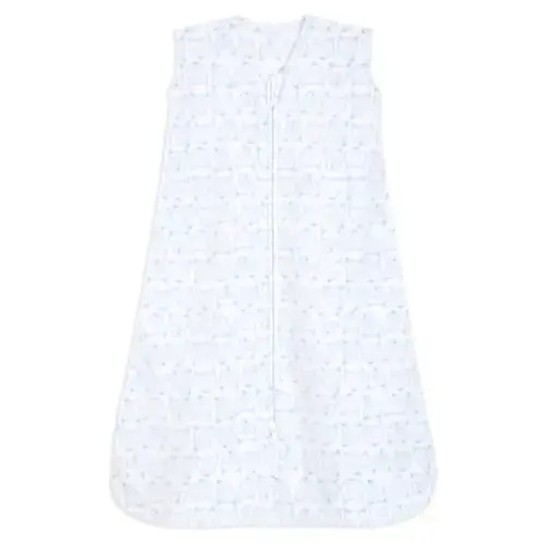 Blue Pattern Microfleece Wearable Blanket | HALO