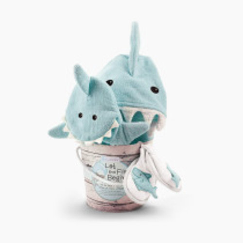 Baby Aspen "Let The Fin Begin" 4-Piece Bath Gift Set - Blue