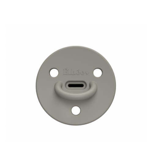 Physiological Pacifier in medical silicone - Khaki. From 0M +. - Elhée