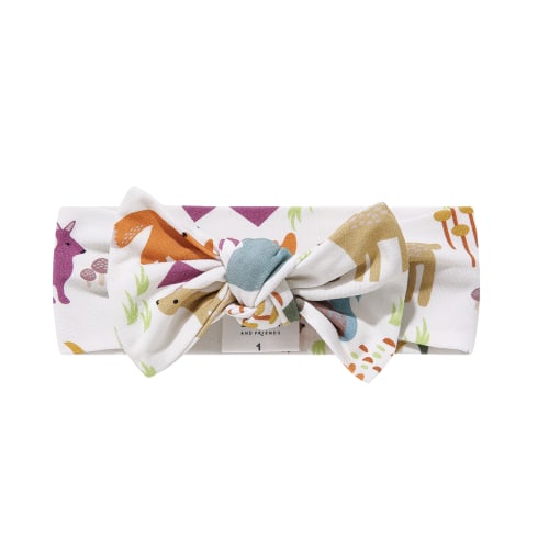 Forest Friends Bamboo Baby Headband