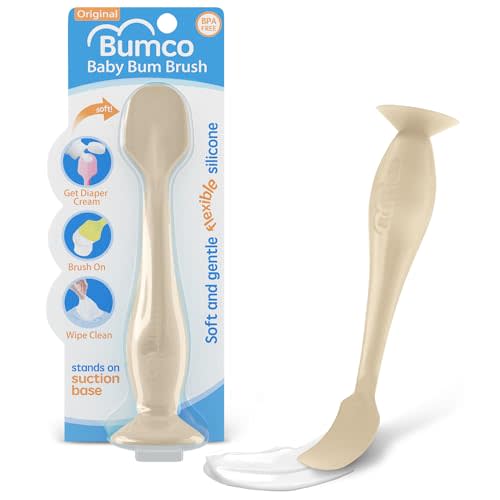 Bumco Diaper Cream Spatula - BPA-Free Diaper Bag Essentials, Soft Butt Spatula Baby, Mom-Invented Butt Paste Spatula, Bumco Diaper Cream Spatula, Flexible Diaper Cream Applicator, Bumco Baby Bum Brush
