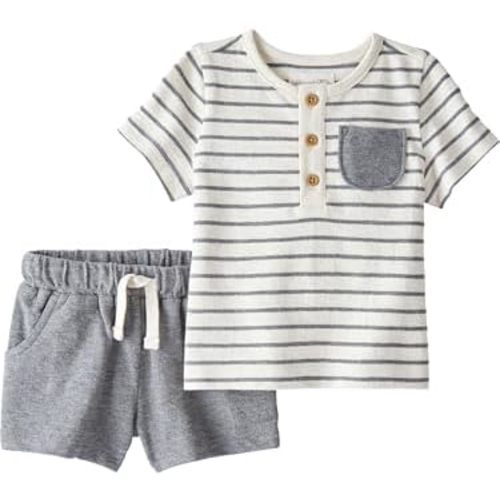 little planet by carter's unisex-baby 2-piece Shorts Set Made With Organic Cotton