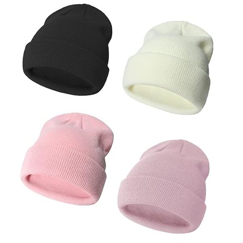 ENBAOHUI Baby Beanie Hat Newborn Winter Warm Knit Hat Kids Soft Beanie Cap Boys Girls Winter Warm Knit Hat